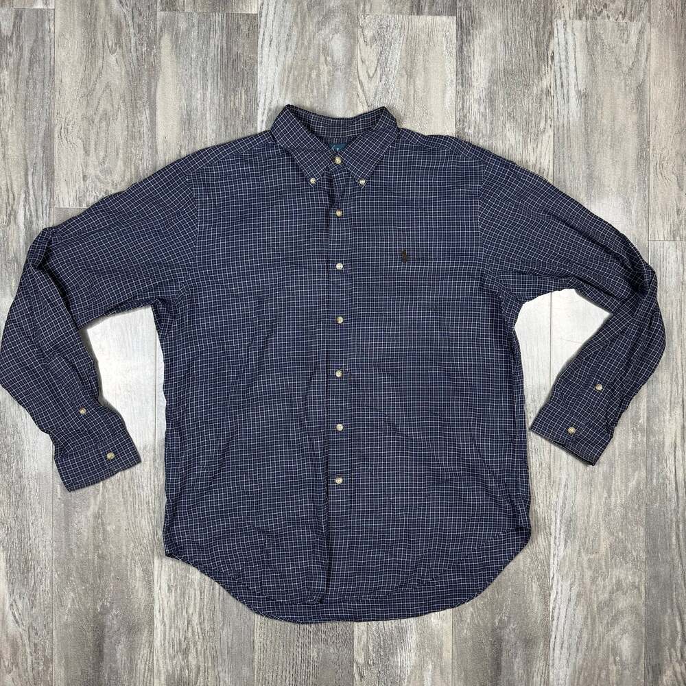 Ralph Lauren Classic Fit Plaid Check Button Down Shirt
